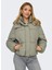 Açık Kahve Kadın Mont Onlhope Short Puffer Jacket cc Otw 3