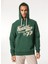 Kapüşon Yaka Yeşil Erkek Sweatshırt M2013697AXO9_EMBROIDER Scrıpt Graph 2