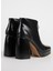 Siyah Kadın Topuklu Bot KP2737 3
