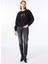 Yüksek Bel Dar Paça Relaxed Taş Kadın Denim Pantolon W24601758 Stone Jean Pantolon 1