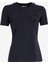Düz Siyah Kadın T-Shirt 77PAHE12 1