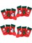 Tekno Trust Yılbaşı Temalı Elyaf Çorap Noel Hediye Dağıtma Çorabı 12 Adet 36X17 cm 1