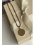 Çelik Gold Burgu Halat Maide Yaşam Çiçeği Kolye (45 Cm) 1