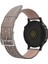 LW38 Siyah Kasa 38 mm Kahverengi Kordon Akıllı Saat 3