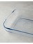Bake&serve Cam Kare Izgaralı Fırın Kabı 30X27 cm Şeffaf 2
