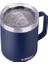 14 Oz Kahve Kupa, Kapaklı Vakum Yalıtımlı Kamp Kupa, Çift Duvar Paslanmaz Çelik Seyahat Tumbler Bardak, Kahve Termosu Açık, Lacivert (Yurt Dışından) 1