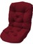 Yüksek Sırtlı Sandalye Minderi Sandalye Matı Yedek Koltuk Minderi Sırtlıklı Kırmızı (Yurt Dışından) 2