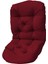 Yüksek Sırtlı Sandalye Minderi Sandalye Matı Yedek Koltuk Minderi Sırtlıklı Kırmızı (Yurt Dışından) 4