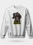Beast Titan Baskılı Bisiklet Yaka Oversize Sweatshirt Anime Manga 1