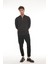 Yarım Fermuarlı Kolej Yaka Sweatshirt Regular Fit-Koyu Kahverengi- 2317 4