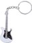 Gitar Beyaz Gitarist Hediye Anahtarlık Veya Çanta Süsü 3