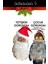Tekno Trust Özel Üretim Yıkanabilir Ucu Ponponlu Çocuk Yetişkin Yılbaşı Noel Baba %100 Polar Şapka 1 Adet 2