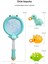 Eleganceemporium Dinozor Net Balıkçılık Banyo Banyo Oyuncakları (Yurt Dışından) 5