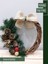 Tekno Trust Yılbaşı Kapı Süsü Çelenk Kozalak Çan Duvar Dekoratif Süs Yeni Yıl Noel Hediyesi Christmas 35CM 1