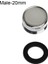 ERKEK-20MM Tarzı Musluk Aeratori ile Conta Su Tasarrufu Adaptörü Bağlantısı Metal Dış Içi Dişli 18 mm Den 22 Mm'ye (Yurt Dışından) 1