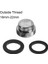 Mavi Stil Ev Günlük Musluk Için Gasket Aracı ile Mm'den Ap Aerator Bağlantısı Için Metal Dış Iç Iplik Su Tasarrufu Adaptörü (Yurt Dışından) 1