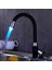 Tek Mavi Stil LED Işıklı Su Musluğu Değişen Parıltı Mutfak Duş Bataryası Su Tasarrufu Yenilikçi Luminous Musluk Başlığı Banyo Işık (Yurt Dışından) 1