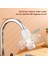 Beyaz Stil 360 Derece Musluk Uzatma Banyo 3 Mod Ayarlanabilir Su Musluğu Uzatma Filtre Mutfak Su Tasarrufu Başlığı Lavabo Aksesuarları (Yurt Dışından) 4