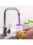 Pembe Tarzı Silikon Musluk Uzatıcı Su Musluğu Uzatma Lavabo Duş Başlığı El Duş Tasarruflu Filtre Başlığı Mutfak Lavabo Musluk Uzatıcı (Yurt Dışından) 2