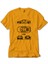 Audi R8 Blueprint Sarı T-Shirt 1