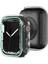 Apple Watch 9/8/7 Seri Uyumlu 45MM Neon Fosfor Çerçeve Şeffaf Kasa Ekran Koruyucu 1