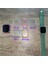 Apple Watch 9/8/7 Seri Uyumlu 45MM Neon Fosfor Çerçeve Şeffaf Kasa Ekran Koruyucu 4