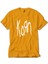 Korn Logo Sarı Tişört 1