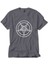 Baphomet Logo Gri Tişört 1