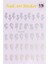 4 Adet Kendinden Yapışkanlı Tırnak Sticker, Nail Art, Tırnak Süsleme, Tırnak Dövmesi 2