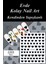 4 Adet Kendinden Yapışkanlı Tırnak Sticker, Nail Art, Tırnak Süsleme, Tırnak Dövmesi 5
