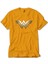 Wonder Woman Metal Logo Sarı Tişört 1