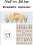 4 Adet Kendinden Yapışkanlı Tırnak Sticker, Nail Art, Tırnak Süsleme, Tırnak Dövmesi 4
