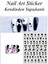 4 Adet Kendinden Yapışkanlı Tırnak Sticker, Nail Art, Tırnak Süsleme, Tırnak Dövmesi 5