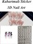 4 Adet Kendinden Yapışkanlı Kabartma Tırnak Sticker, Nail Art, Tırnak Süsleme, Tırnak Dövmesi 2
