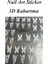 4 Adet Kendinden Yapışkanlı Kabartma Tırnak Sticker, Nail Art, Tırnak Süsleme, Tırnak Dövmesi 5