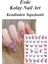 4 Adet Kendinden Yapışkanlı Tırnak Sticker, Nail Art, Tırnak Süsleme, Tırnak Dövmesi 3