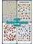 4 Adet Kendinden Yapışkanlı Tırnak Sticker, Nail Art, Tırnak Süsleme, Tırnak Dövmesi 1