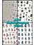 4 Adet Kendinden Yapışkanlı Tırnak Sticker, Nail Art, Tırnak Süsleme, Tırnak Dövmesi 1