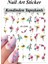 4 Adet Kendinden Yapışkanlı Tırnak Sticker, Nail Art, Tırnak Süsleme, Tırnak Dövmesi 4