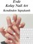 4 Adet Kendinden Yapışkanlı Tırnak Sticker, Nail Art, Tırnak Süsleme, Tırnak Dövmesi 4