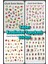 4 Adet Kendinden Yapışkanlı Tırnak Sticker, Nail Art, Tırnak Süsleme, Tırnak Dövmesi 1