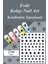 4 Adet Kendinden Yapışkanlı Tırnak Sticker, Nail Art, Tırnak Süsleme, Tırnak Dövmesi 5