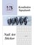 4 Adet Kendinden Yapışkanlı Tırnak Sticker, Nail Art, Tırnak Süsleme, Tırnak Dövmesi 5