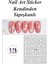 4 Adet Kendinden Yapışkanlı Tırnak Sticker, Nail Art, Tırnak Süsleme, Tırnak Dövmesi 4