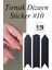 Kendinden Yapışkanlı Sticker Sınırsız Dizayn Nail Art Tırnak Süsleme 3