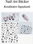 4 Adet Kendinden Yapışkanlı Tırnak Sticker, Nail Art, Tırnak Süsleme, Tırnak Dövmesi 2