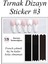 Kendinden Yapışkanlı Sticker Sınırsız Dizayn Nail Art Tırnak Süsleme 4