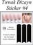 Kendinden Yapışkanlı Sticker Sınırsız Dizayn Nail Art Tırnak Süsleme 5