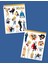 Vinsmoke Sanji - One Piece 2'li Sticker Etiket Seti Anime Çıkartmaları - Karabacak Sanji 1