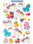 Unicorn Sticker Kabartmalı Çıkartma Etiket Sticker 1